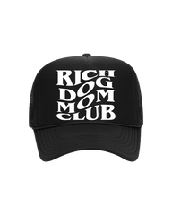 Rich Dog Mom Trucker- "Black&White"