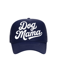 Dog Mama Trucker- "Navy&White"