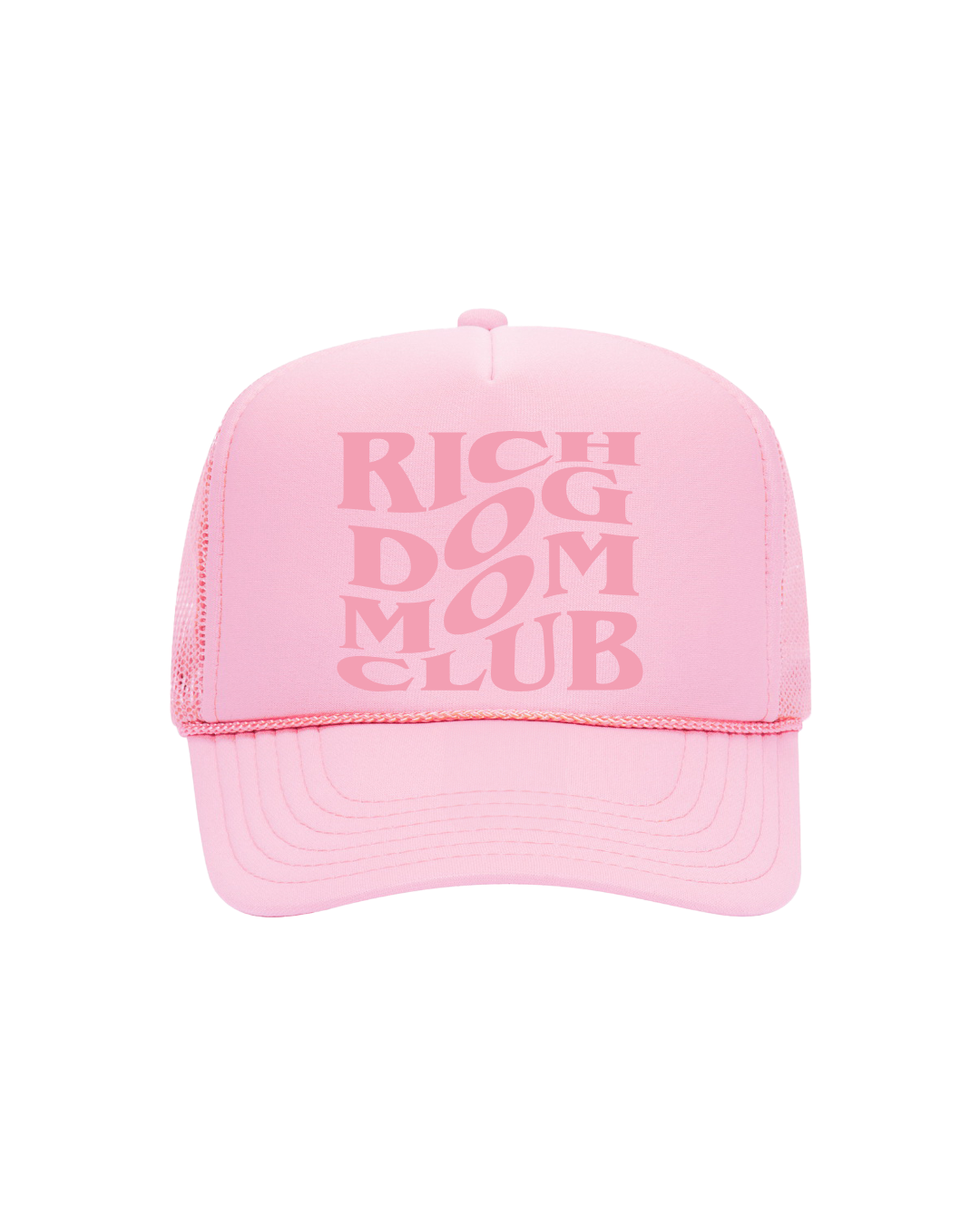 Rich Dog Mom Club Trucker-"Light Pink&Pink"