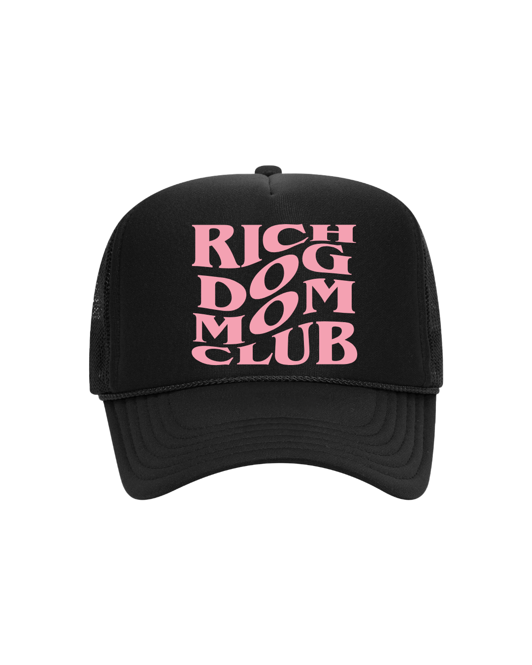 Rich Dog Mom Club Trucker-"Black&Pink"